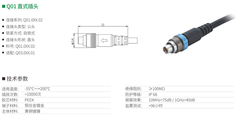 Q01直式插頭